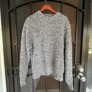 St. John's Bay Black and White Knit Sweater